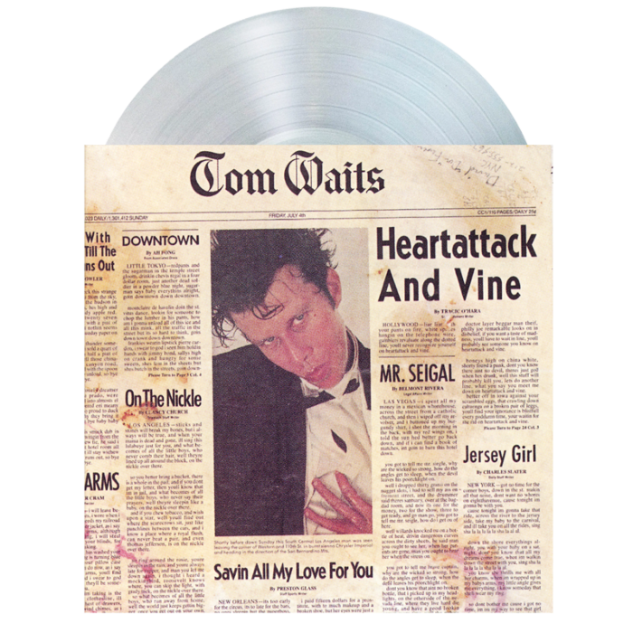 Tom Waits - Heartattack And Vine LP Vinyl Record (Clear Vinyl) by