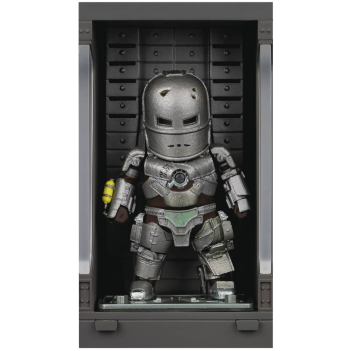 Beast Kingdom Mini Egg Attack MEA-015G: Action Figure Iron Man Mark VII In Hall Of Armor, 7,6 Cm, Con Luce LED - 3