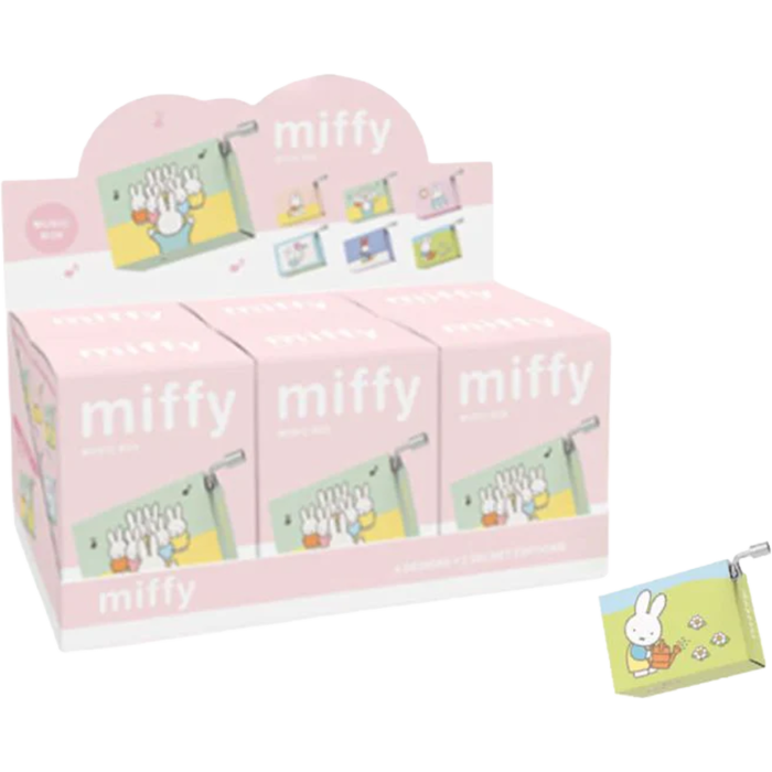 55th miffy 音楽でお祝い！ シリーズボックス Miffy | Music Box Series 01 Blind Box Wind-Up Musical Box (Display