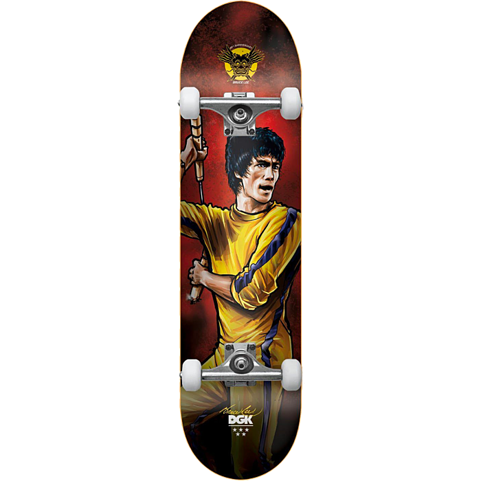 Bruce Lee DGK x Bruce Lee Technique 8.25 Skateboard Deck Complete Deck Popcultcha