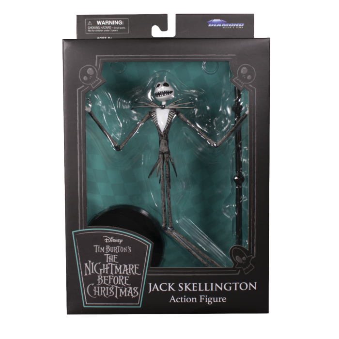 The Nightmare Before Christmas Jack Skellington 7 Scale Action Figure by Diamond Select Toys Popcultcha