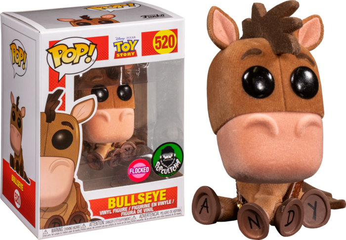 Toy Story Flocked Bullseye Friends Funko Pop Vinyl Bundle Set of 5 Popcultcha