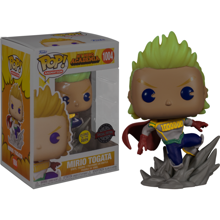 My Hero Academia Mirio Togata Glow in the Dark Funko Pop Vinyl Figure Popcultcha