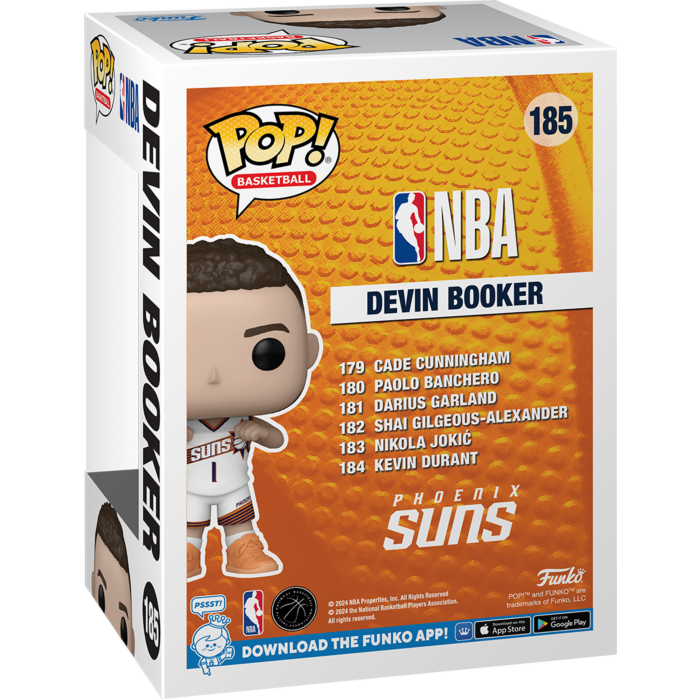 NBA: Basketball - Devin Booker Phoenix Suns Pop! Vinyl Figure By