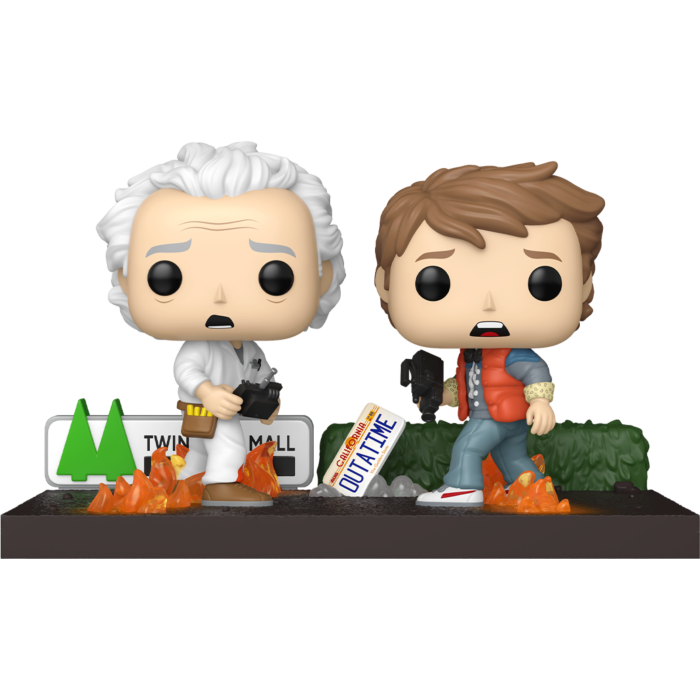 FUNKO VINYL IDOLZ ドク＆マーティ Back to the Future | Doc & Marty Pop! Moment Vinyl Figure by Funko