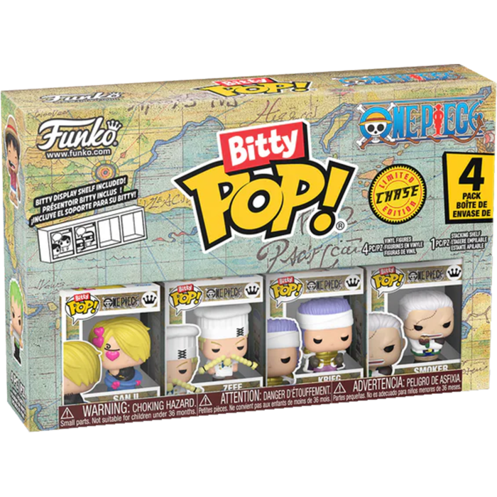 One Piece | Sanji, Zeff, Krieg & Chase Bitty Pop! Vinyl Figure 4