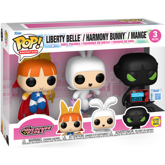 The Powerpuff Girls | Liberty Belle, Harmony Bunny & Mange Glow-in