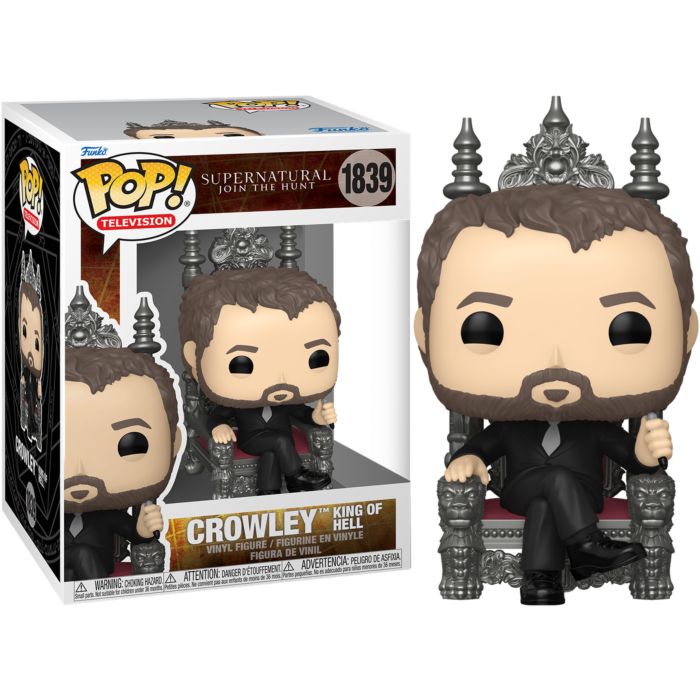 Supernatural | Crowley King of Hell Pop! Premium Vinyl Figure By