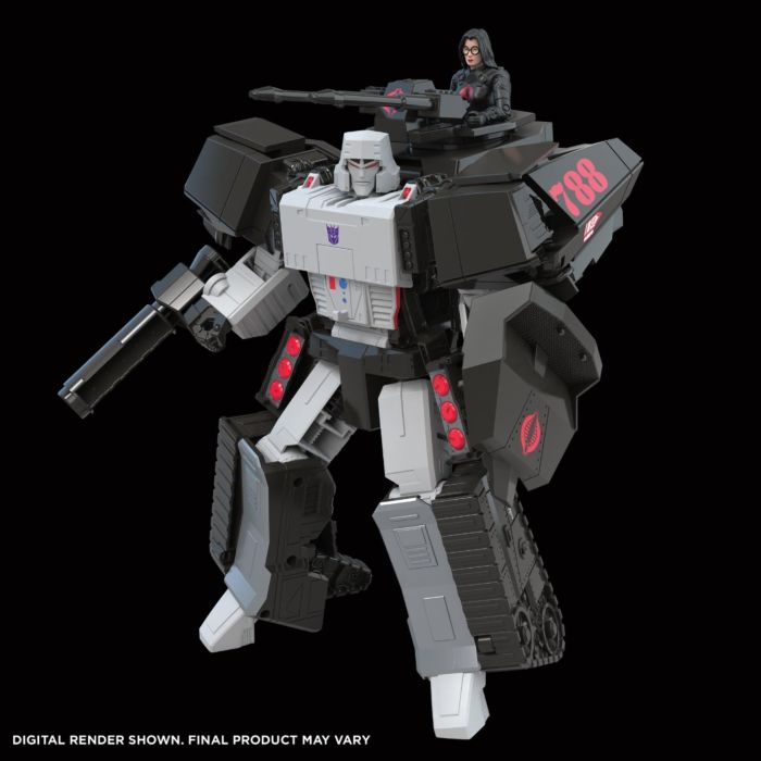 Transformers Collaborative: G.I. Joe Megatron H.I.S.S. Tank Con Baronessa - Action Figure Convertibile 28 Passaggi - 2