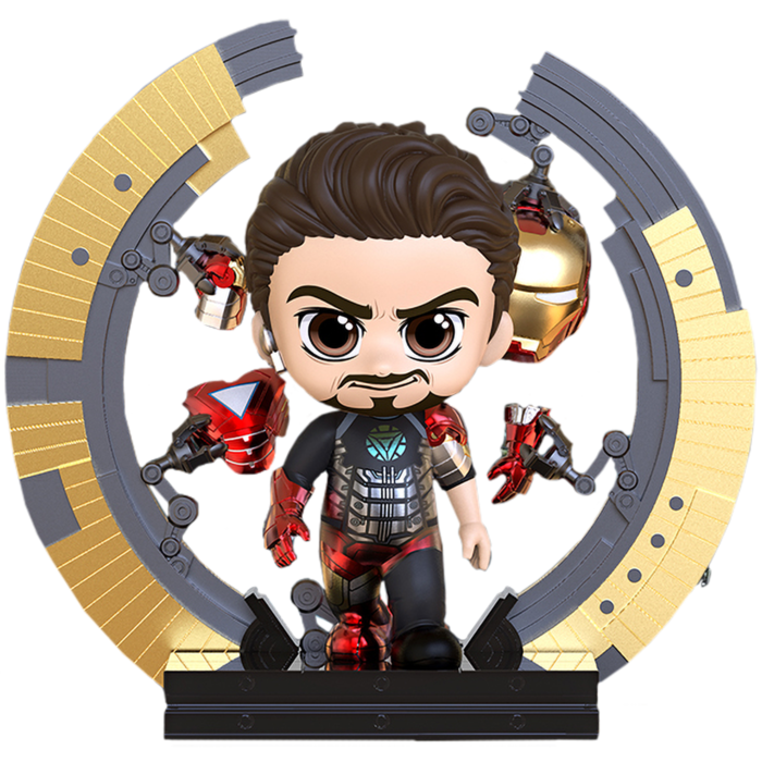 The Avengers Iron Man Mark VI With Suit Up Gantry Cosbaby S Hot Toys Figure by Hot Toys Popcultcha