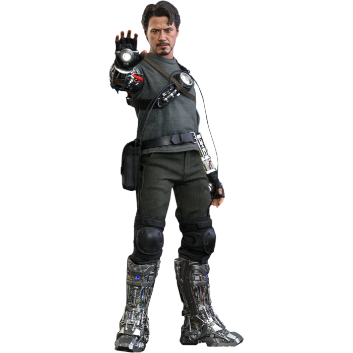 Iron Man Tony Stark Mech Test Version 1 6th Scale Hot Toys Action Figure by Hot Toys Popcultcha