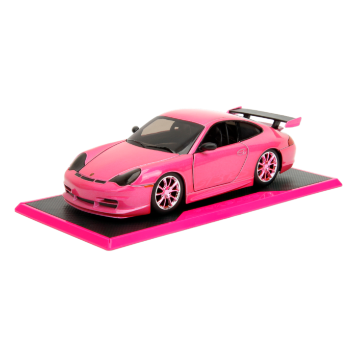 Pink Slips Pink Porsche 911 GT3 RS 1 24th Scale Die Cast Vehicle Replica by Jada Toys Popcultcha