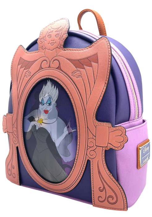 The Little Mermaid 1989 Ursula Vanessa Lenticular 10 Faux Leather Mini Backpack by Loungefly Popcultcha