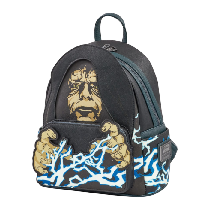Star Wars Emperor Palpatine Glow in the Dark 10 Faux Leather Mini Backpack by Loungefly Popcultcha