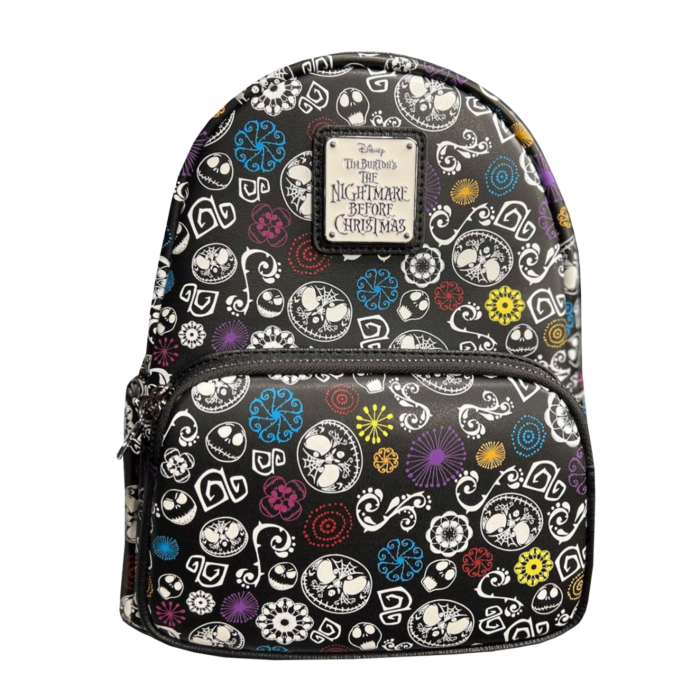 The Nightmare Before Christmas Sugar Skull 10 Faux Leather Mini Backpack by Loungefly Popcultcha