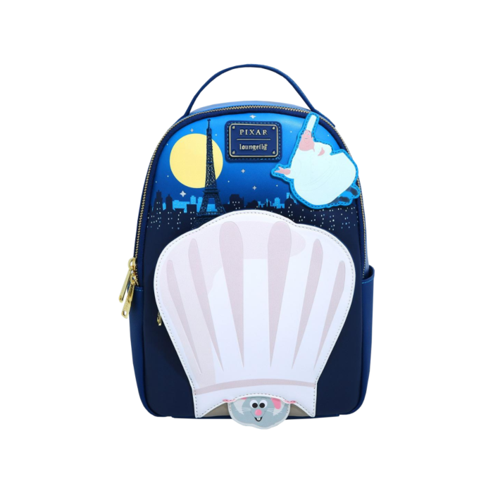 Ratatouille Remy in Chef Hat 11 Faux Leather Mini Backpack by Loungefly Popcultcha
