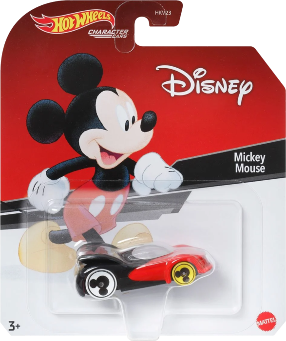 Mickey Mouse Mickey Mouse Hot Wheels Character Cars 1 64th Scale Die Cast Vehicle By Mattel Popcultcha
