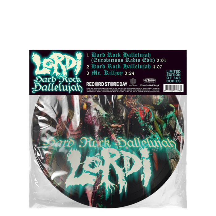 LP Lordi Hard Rock Hallelujah (Colored Vinyl) 8719262038936 MUSIC ON VINYL 未開封 /00260 Lordi – Hard Rock Hallelujah – Vinyl (UV-print, 12