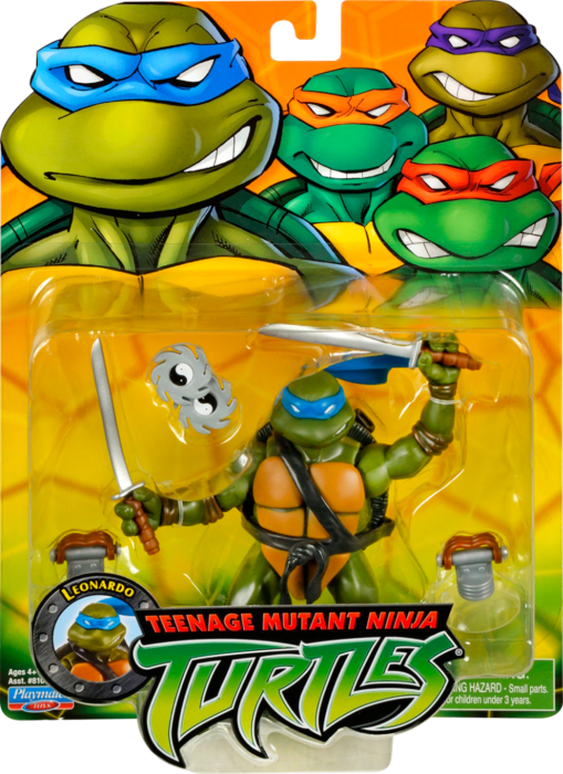 Teenage Mutant Ninja Turtles 2003 Leonardo Classic 4 Action Figure by Playmates Popcultcha