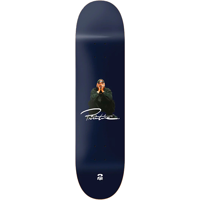 Tupac - Tupac x Primitive Shakur Navy 8.0” Skateboard Deck (Deck