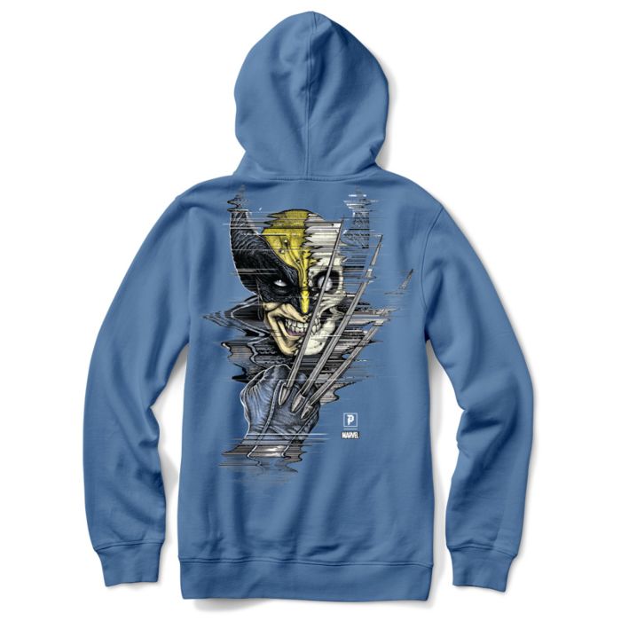 Blue primitive hoodie top