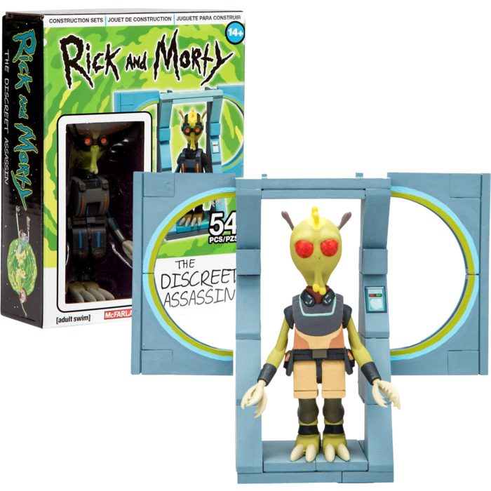 Rick and Morty The Discreet Assassin Construction Set 54 Pieces