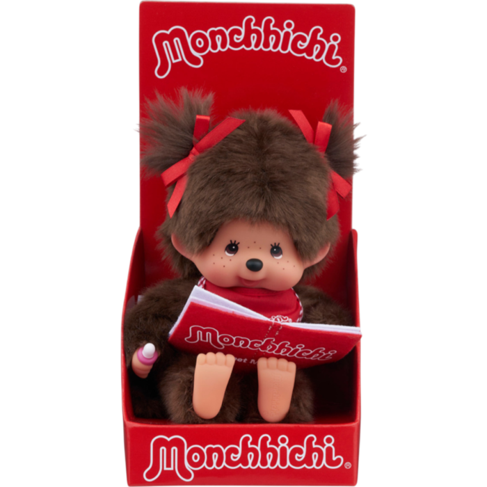 Monchhichi SEKIGUCHI - ORIGINAL, AUS BRAUNEM PLÜS - Kuscheltier - dark