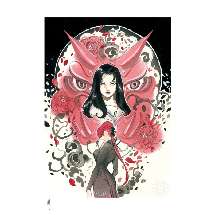 X-Men - Demon Days: Mariko & Black Widow Fine Art Print by Peach