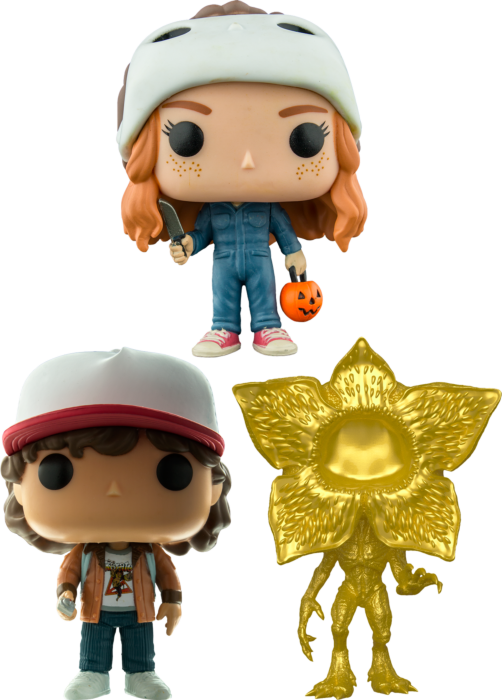 Stranger Things Max in Myers Costume Funko Pop Vinyl Bundle Set of 3 Popcultcha