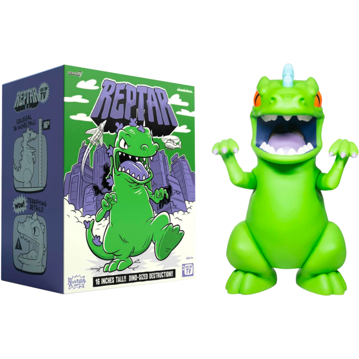 Rugrats - Reptar Supersize 16” Vinyl Figure by Super7 | Popcultcha