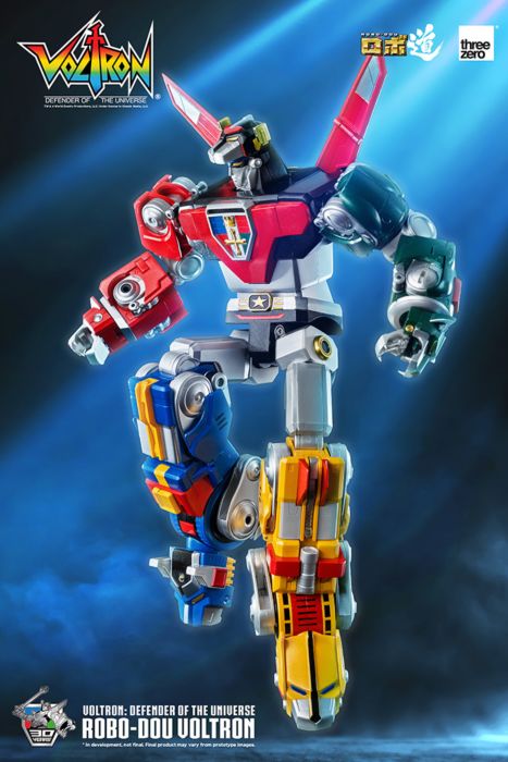Voltron Defender of the Universe Robo Dou Voltron 10 Action Figure by Threezero Popcultcha