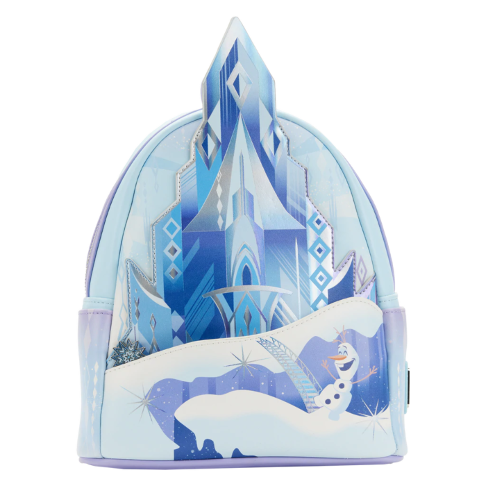 Disney Princess Frozen Castle 10 Faux Leather Mini Backpack by Loungefly Popcultcha