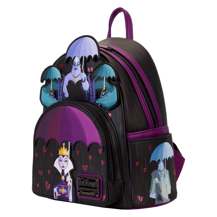 Disney Villains Curse Your Hearts 10 Faux Leather Mini Backpack by Loungefly Popcultcha