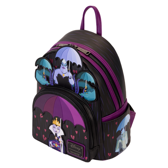 Disney Villains Curse Your Hearts 10 Faux Leather Mini Backpack by Loungefly Popcultcha