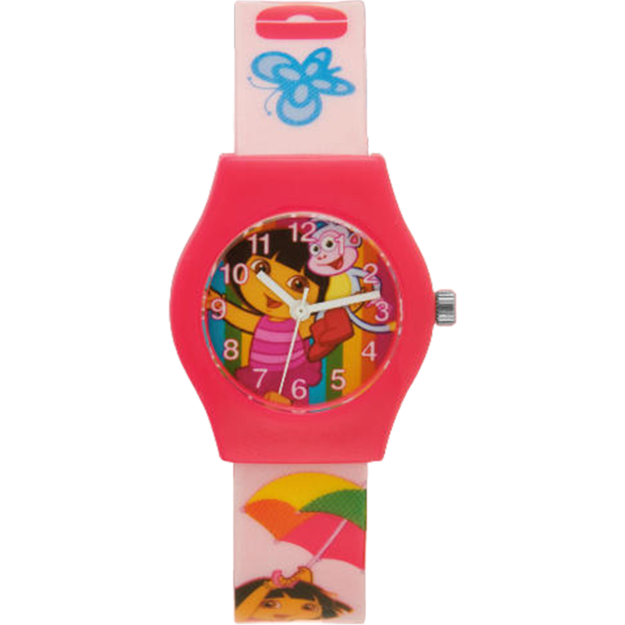 Dora the Explorer Time Teaching Watch Int Sales Only by Wesco Popcultcha
