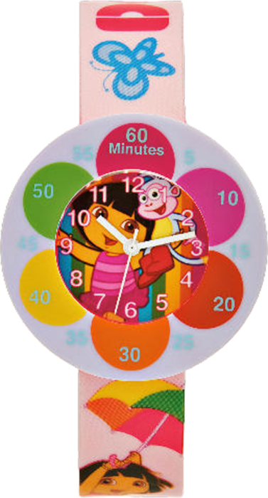 Dora the Explorer Time Teaching Watch Int Sales Only by Wesco Popcultcha