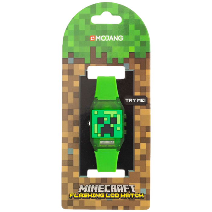 Minecraft - Digital Light Up Watch (One Size) by You Monkey NZ | Popcultcha