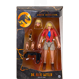 Jurassic Park - Dr. Ellie Sattler Amber Collection 6” Scale Action