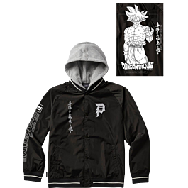 Dragon Ball Super DBS x Primitive Goku Ultra Instinct Black Jacket by Primitive Skate Popcultcha