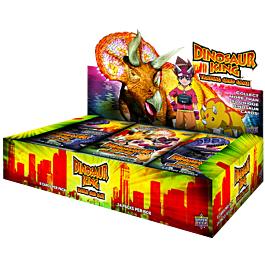 dinosaur king booster box King: Colossal Team Battle Blister Boostr Dinosaur King - Booster