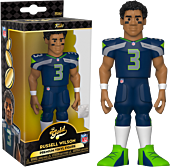 NFL Football - Russel Wilson Seattle Seahawks 5” Gold Premium Vinyl Figure