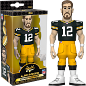 NFL Football - Aaron Rodgers Green Bay Packers 5” Gold Premium Vinyl Figure