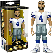 NFL Football - Dak Prescott Dallas Cowboys 5” Vinyl Gold Figure
