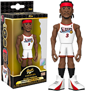 NBA Basketball - Allen Iverson Philidephia 76ers 5" Gold Premium Vinyl Figure