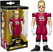 NFL Football - J.J. Watt Houston Texans 5" Gold Premium Vinyl Figure