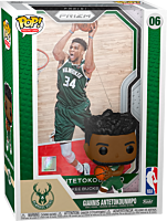 NBA Basketball - Giannis Antetokounmpo Pop! Trading Cards Vinyl Figure with Protector Case