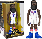 NBA Basketball - James Harden Philadelphia 76ers 12" Gold Premium Vinyl Figure