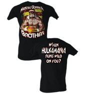 Hulk Hogan - Runs Wild Black Male T-shirt 1