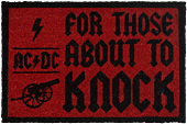 AC/DC - For Those About To Knock Doormat | Popcultcha