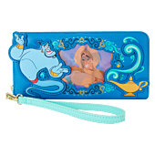 Aladdin (1992) - Jasmine Princess Lenticular 4" Faux Leather Wristlet Wallet
